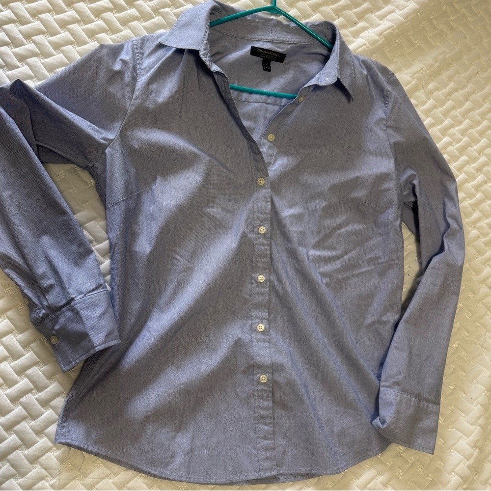 Banana Republic Riley Tailored Fit Collar Button Up